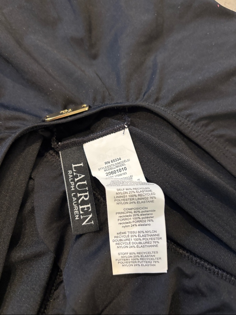 Core Solid Ruffle Underwire One Piece - Picture 7 of 7